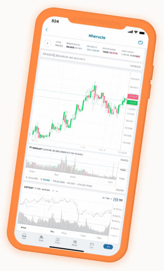 Tallyvorage crypto trading app showing a live portfolio view